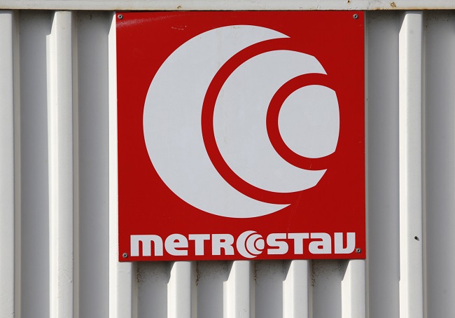 Logo stavební firmy Metrostav.