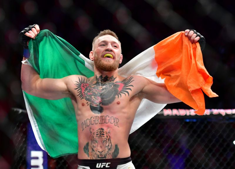 Irský šampion Conor McGregor. Irský šampion Conor McGregor.