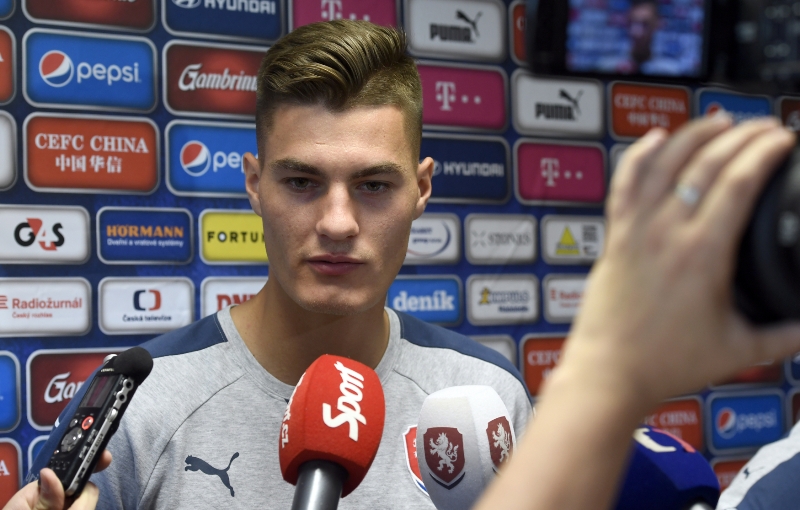 Fotbalista Patrik Schick. 