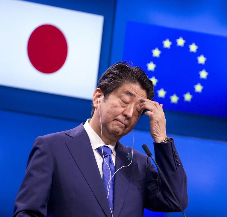Japonský premiér Šinzo Abe.