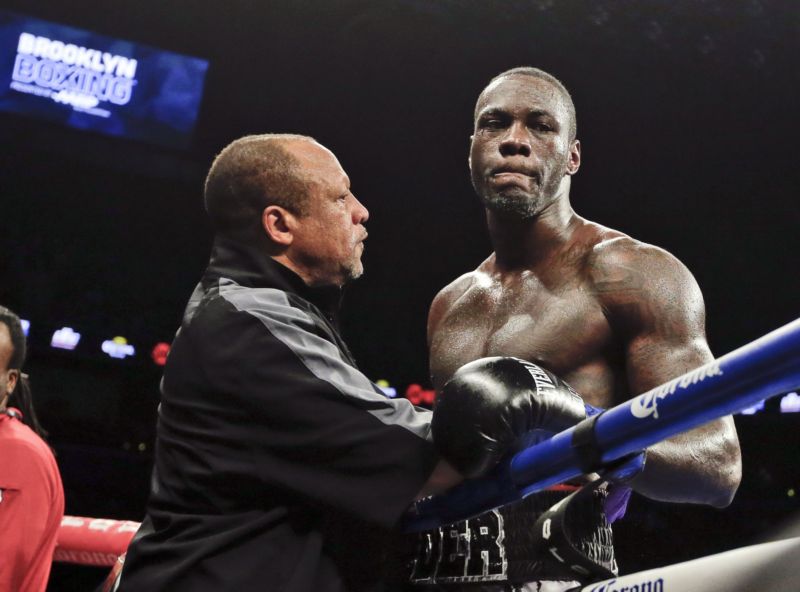 Boxerský mistr světa Deontay Wilder.