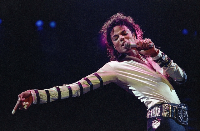 Americký zpěvák Michael Jackson.