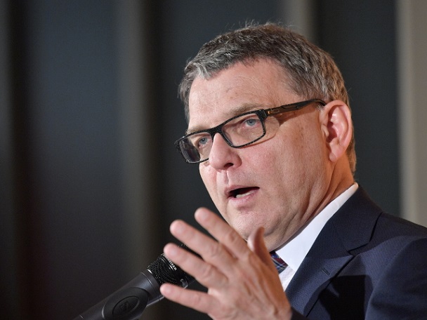 Ministr zahraničí a volební lídr sociální demokracie Lubomír Zaorálek. 