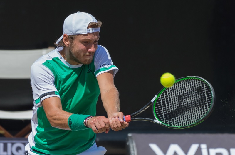 Francouzský tenista Lucas Pouille. Francouzský tenista Lucas Pouille.