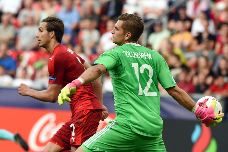 Čeští reprezentanti v zápase s Německem. Čeští reprezentanti v zápase s Německem.