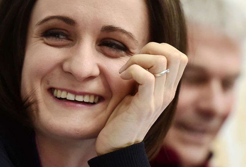 Česká rychlobruslařka Martina Sáblíková.