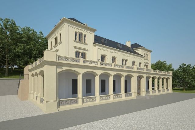 Vizualizace nové podoby Šlechtovy restaurace.