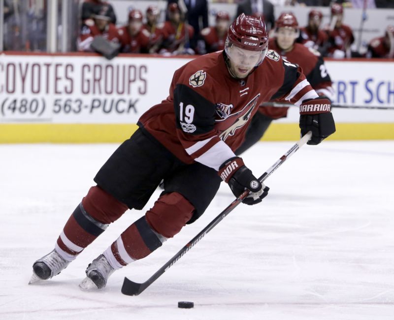 Dlouholetý kapitán Arizony Shane Doan. Dlouholetý kapitán Arizony Shane Doan.