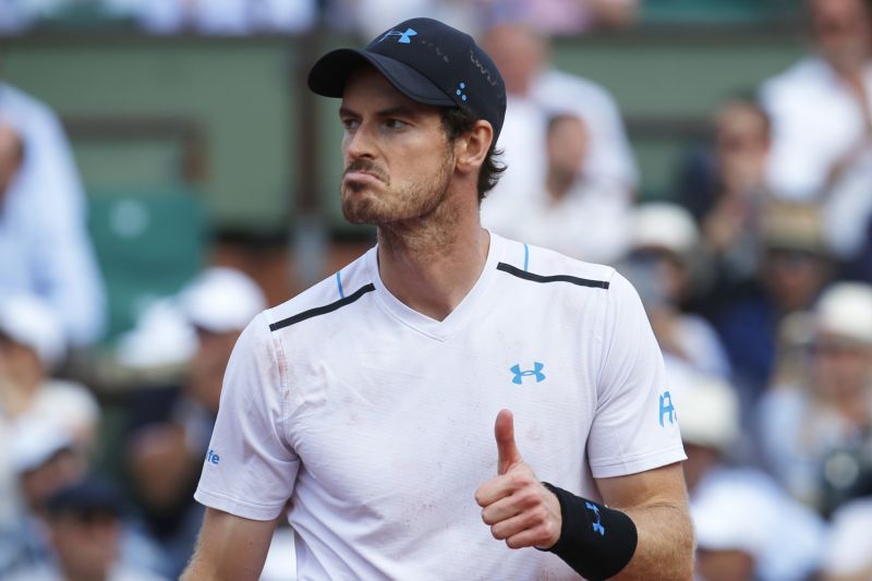 Současná tenisová jednička Andy Murray. Současná tenisová jednička Andy Murray.