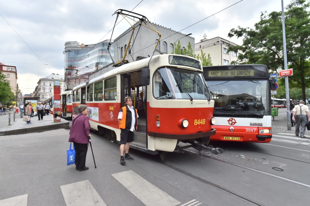 Tramvaje přerušily provoz na Praze 8 (Ilustrační foto).