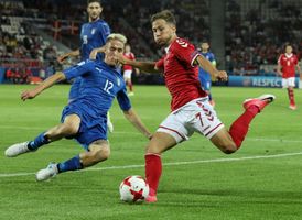 Obránce italské reprezentace Davide Calabria.