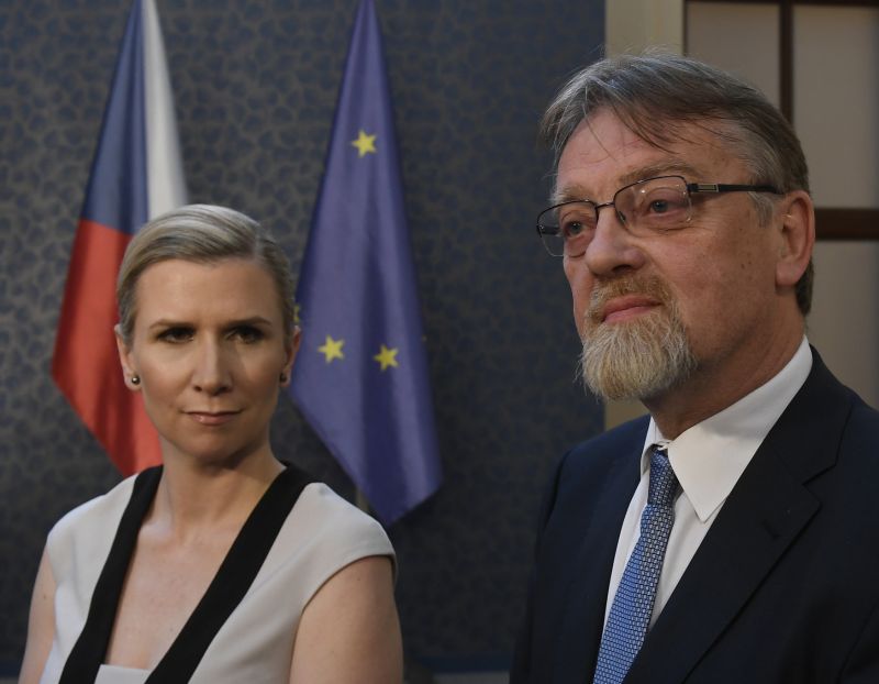 Kateřina Valachová a Stanislav Štech.