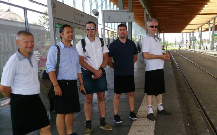 Tramvajáci v Nantes.