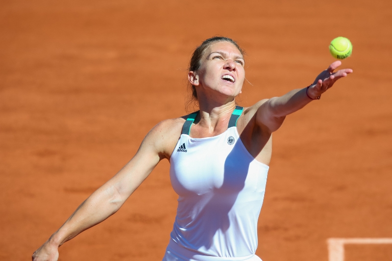 Rumunská tenistka Simona Halepová. Rumunská tenistka Simona Halepová.
