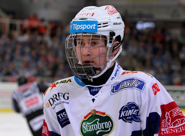 Martin Nečas v dresu Komety Brno.