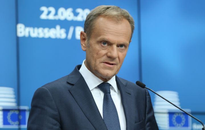 Předseda Evropské rady Donald Tusk.