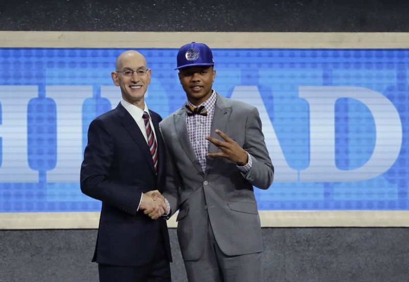 Markelle Fultz zamířil z prvního místa do Philadelphie.