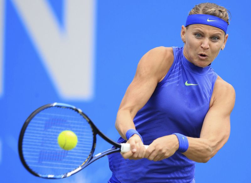 Lucie Šafářová na turnaji v anglickém Birmignhamu. Lucie Šafářová na turnaji v anglickém Birmignhamu.