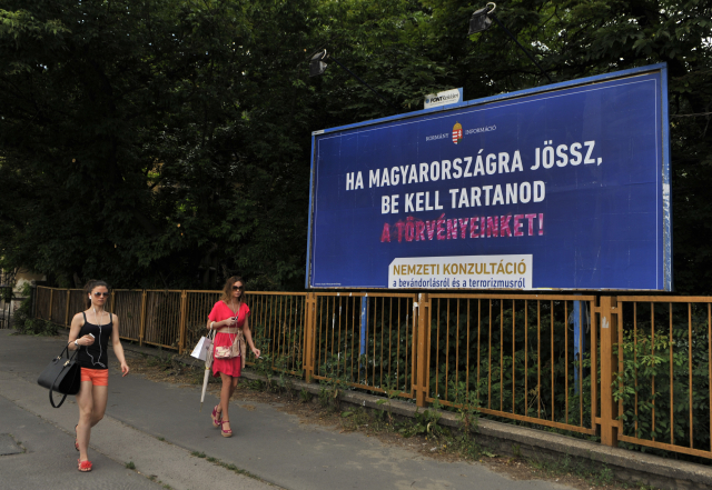 Reklama na billboardech bude v Maďarsku omezená (foto z Maďarska).
