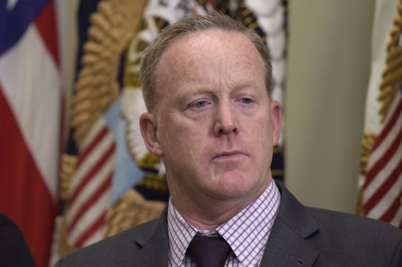 Mluvčí Bílého domu Sean Spicer.