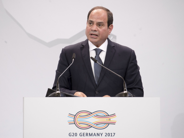Egyptský prezident Abdal Fattáh Sísí.