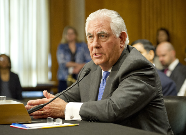 Ministr Rex Tillerson vyzval Saúdskou Arábii a další země k zodpovědnosti. Ministr Rex Tillerson vyzval Saúdskou Arábii a další země k zodpovědnosti.