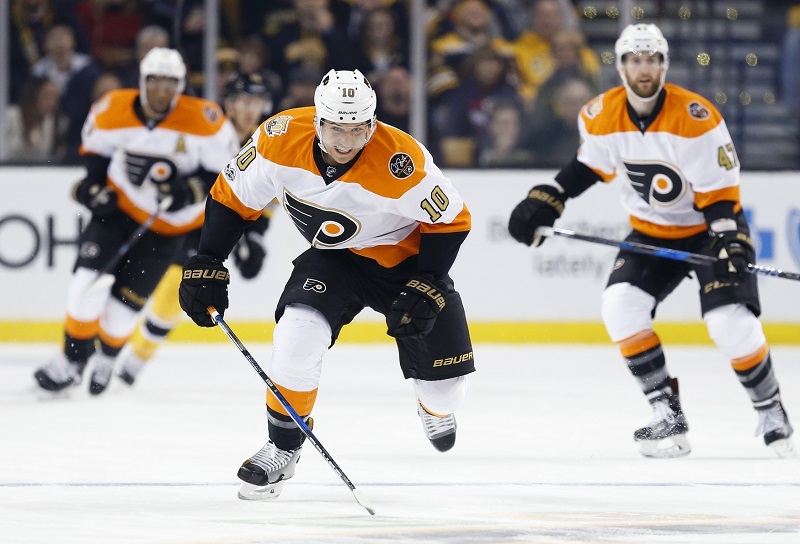 Brayden Schenn v dresu Philadelphie (ilustrační foto)