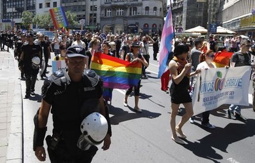 Pochod homosexuálů.