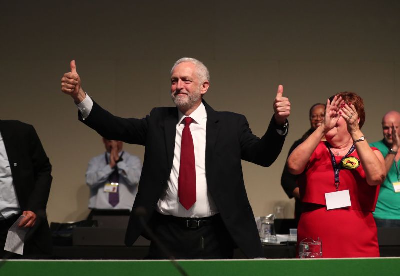 Vůdce britské opozice Jeremy Corbyn.