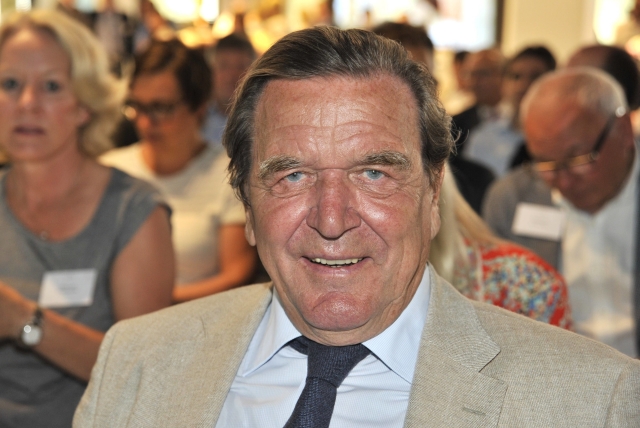 Bývalý německý kancléř Gerhard Schröder.