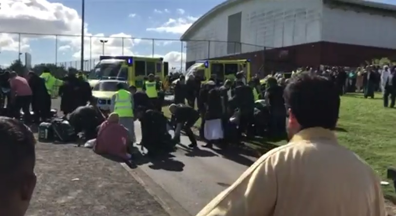 Incident v Newcastlu se odehrál před sportovním centrem.