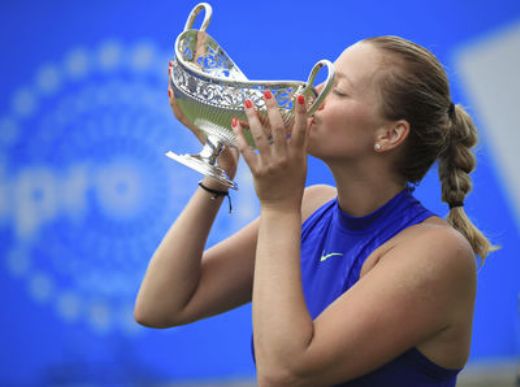 Dvojnásobná wimbledonská vítězka Kvitová.