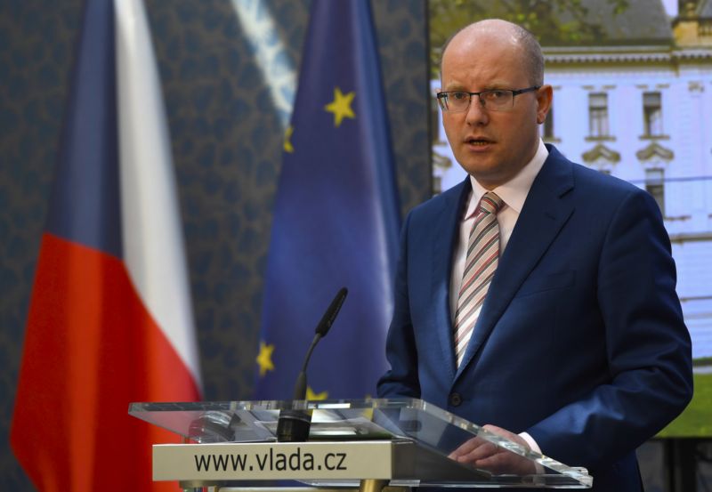 Premiér Bohuslav Sobotka. Premiér Bohuslav Sobotka.
