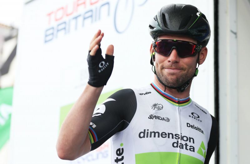 Britský cyklista Mark Cavendish.