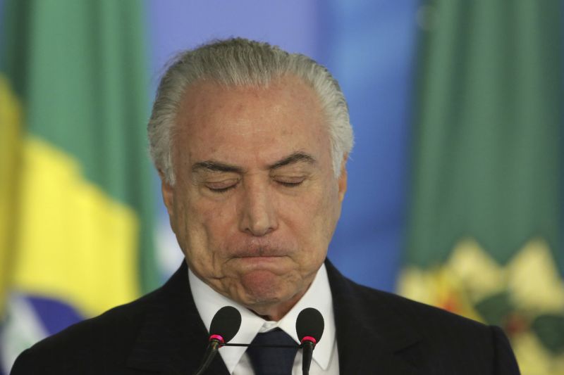 Prezident Michel Temer.