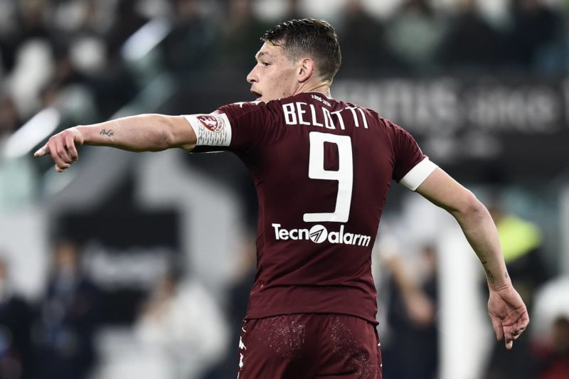 Italslký útočník Andrea Belotti.