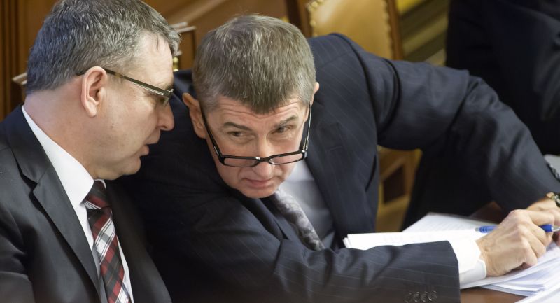 Lubomír Zaorálek a Andrej Babiš. Lubomír Zaorálek a Andrej Babiš.