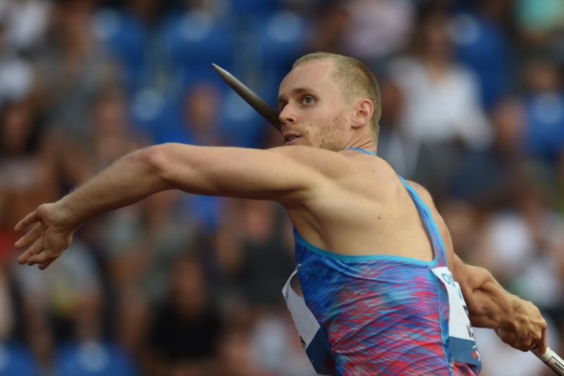 Oštěpař Jakub Vadlejch.
