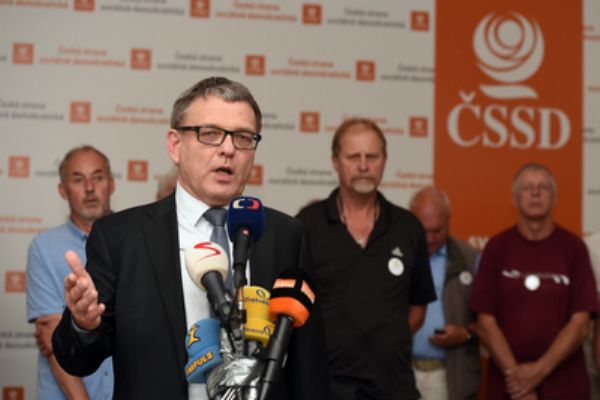 Volební lídr ČSSD Lubomír Zaorálek.