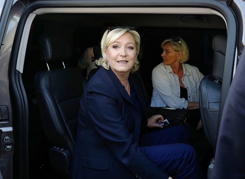 Šéfka francouzské Národní Fronty (FN) Marine Le Penová.
