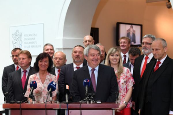 Zástupci KSČM.