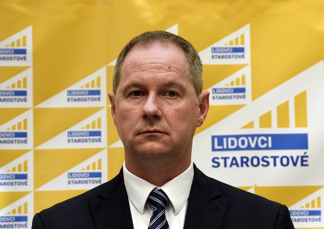 Předseda hnutí Starostové a nezávislí Petr Gazdík.