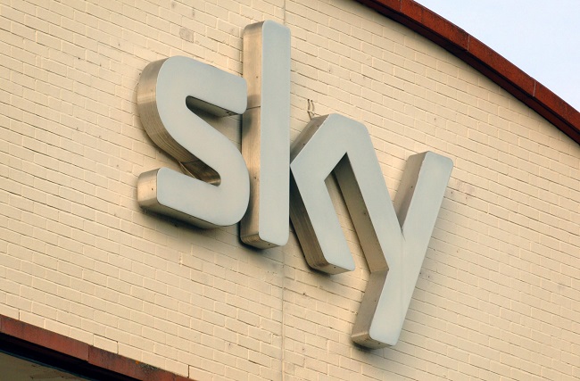 Logo televize Sky.