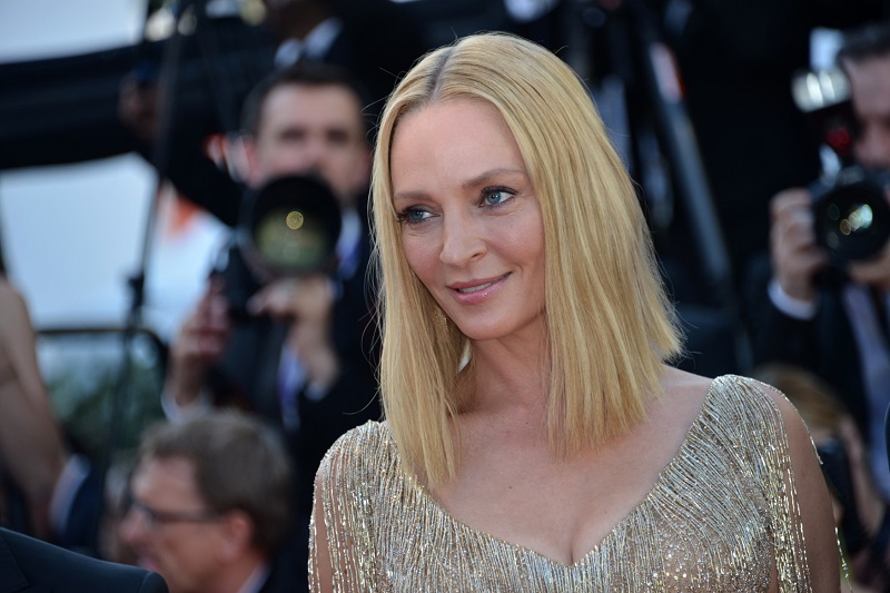 Americká herečka Uma Thurman.