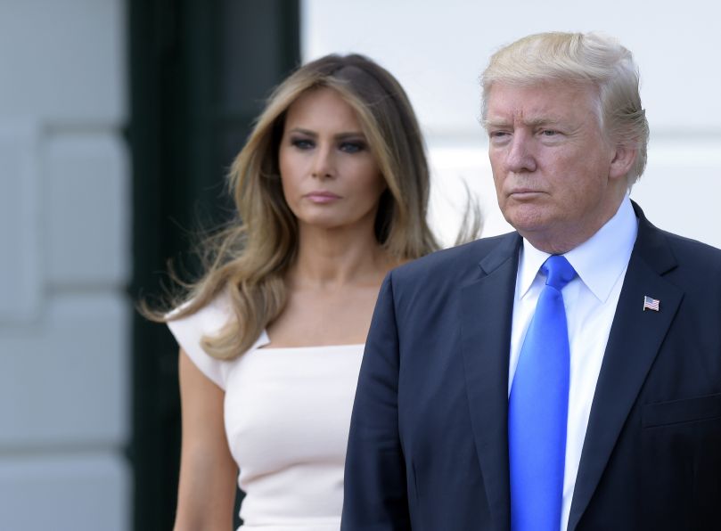 Americký prezident Donald Trump s manželkou.