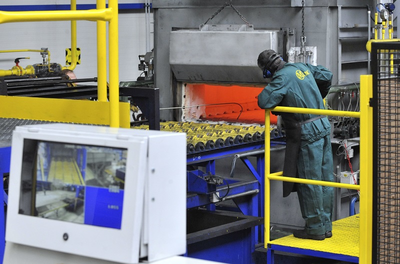 Výrobní linka společnosti Vítkovice Machinery Group.