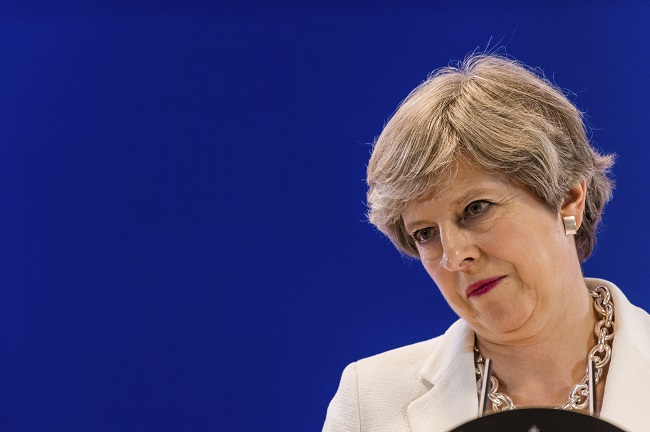 Theresa May.