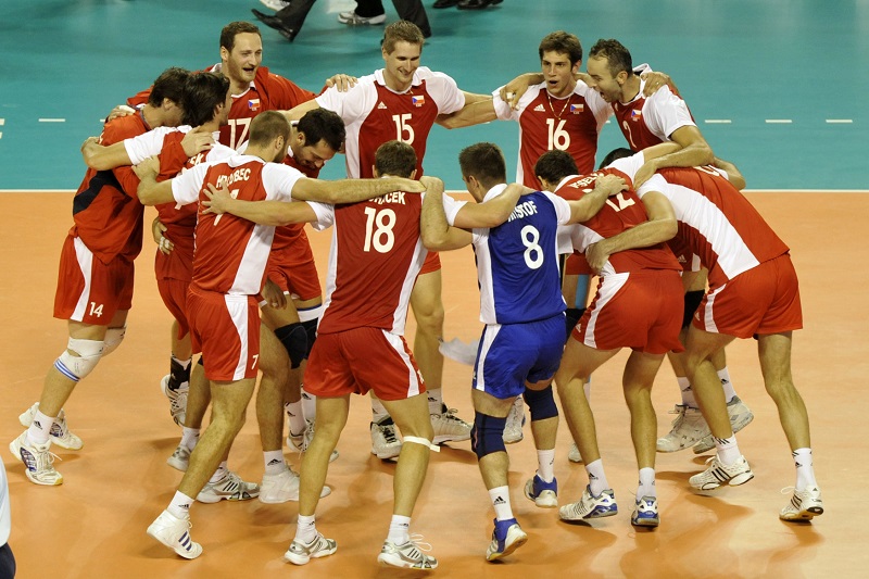Česká volejbalová reprezentace (ilustrační foto).