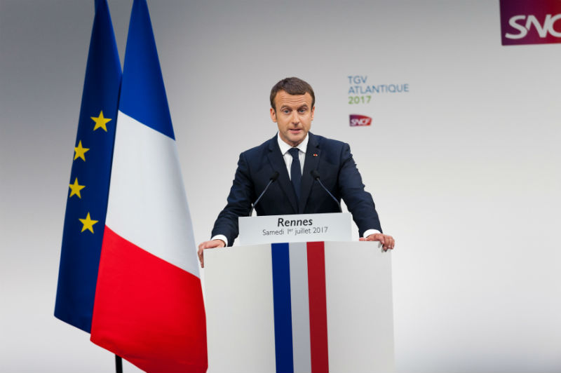 Francouzský prezident Emmanuel Macron.