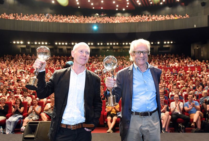 Režisér Ken Loach a jeho dvorní scenárista Paul Laverty.